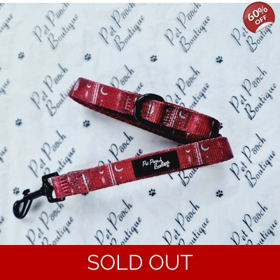 Red Titan Dog Lead - Reversible